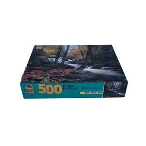 1996 New Sealed Merrigold Press Jigsaw Puzzle Ellis Falls Maine 500 Piece